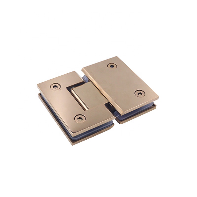 Oem 180 Degree Straight/180 To Glass Self Closing Door Rose Gold Shower