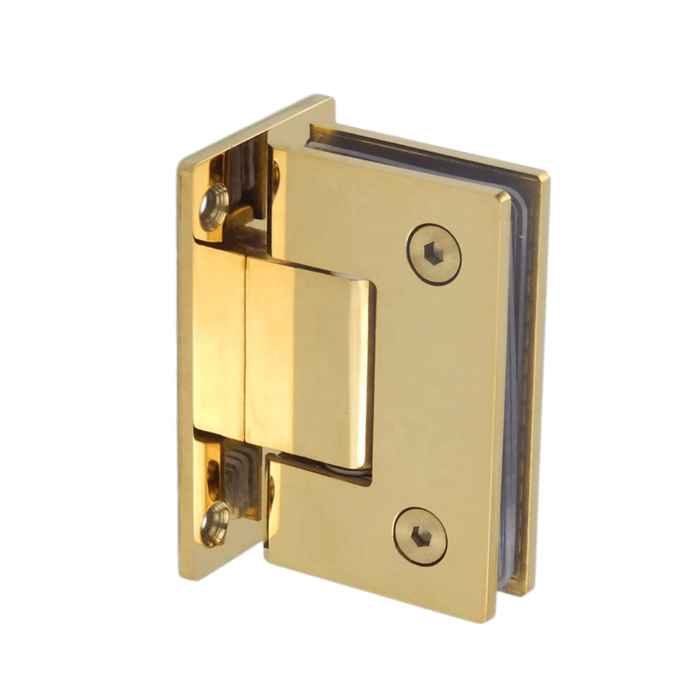 90 Degree Stainless Steel Gold Shower Door Hinge