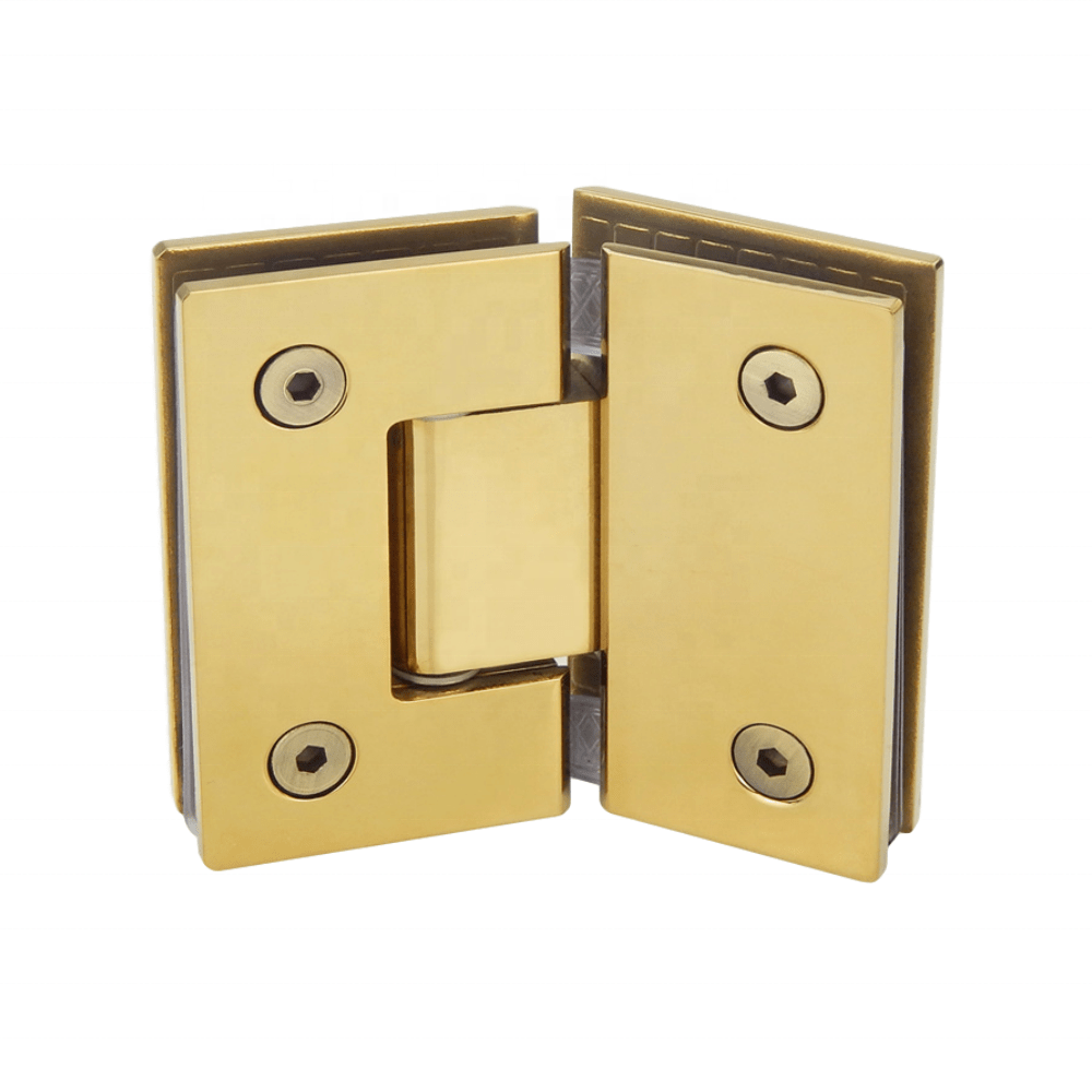 Professional 135 Degree Door Gold To Glass Shower Hinge For Wholesales