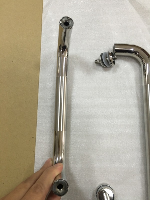 Glass Shower Screen Stainless Sliding D Type Modern Handles Hardware Tube Round Door Pull Handle